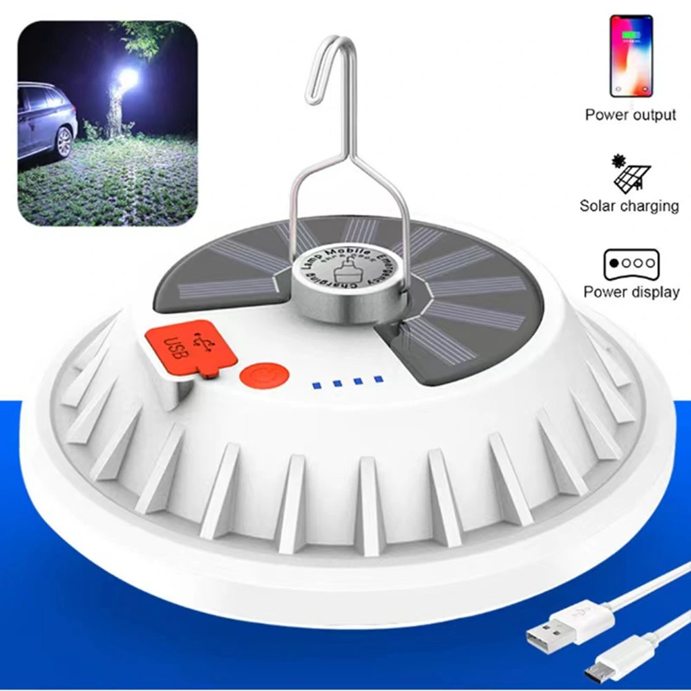 Wholesale LED Solar Lantern Camping Lamp Outdoor Lighting Emergency Rechargeable Light