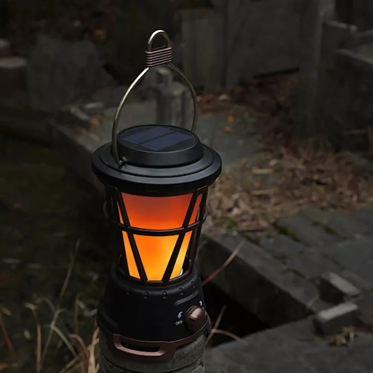 Hot Multifunctional Light Outdoor Lamp with USB Charging and Solar Function Camping Lamp