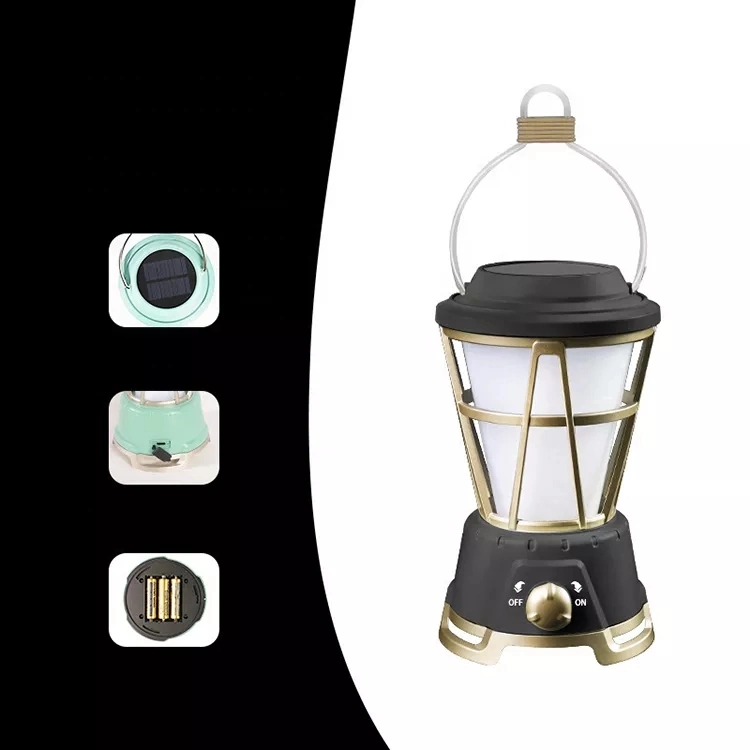 Hot Multifunctional Light Outdoor Lamp with USB Charging and Solar Function Camping Lamp