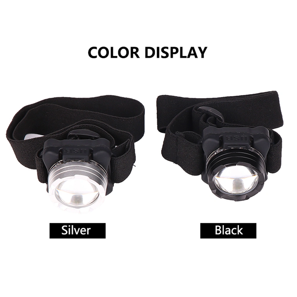 USB Rechargeable Head Flashlight Camping Torch Waterproof Mining Headlamp