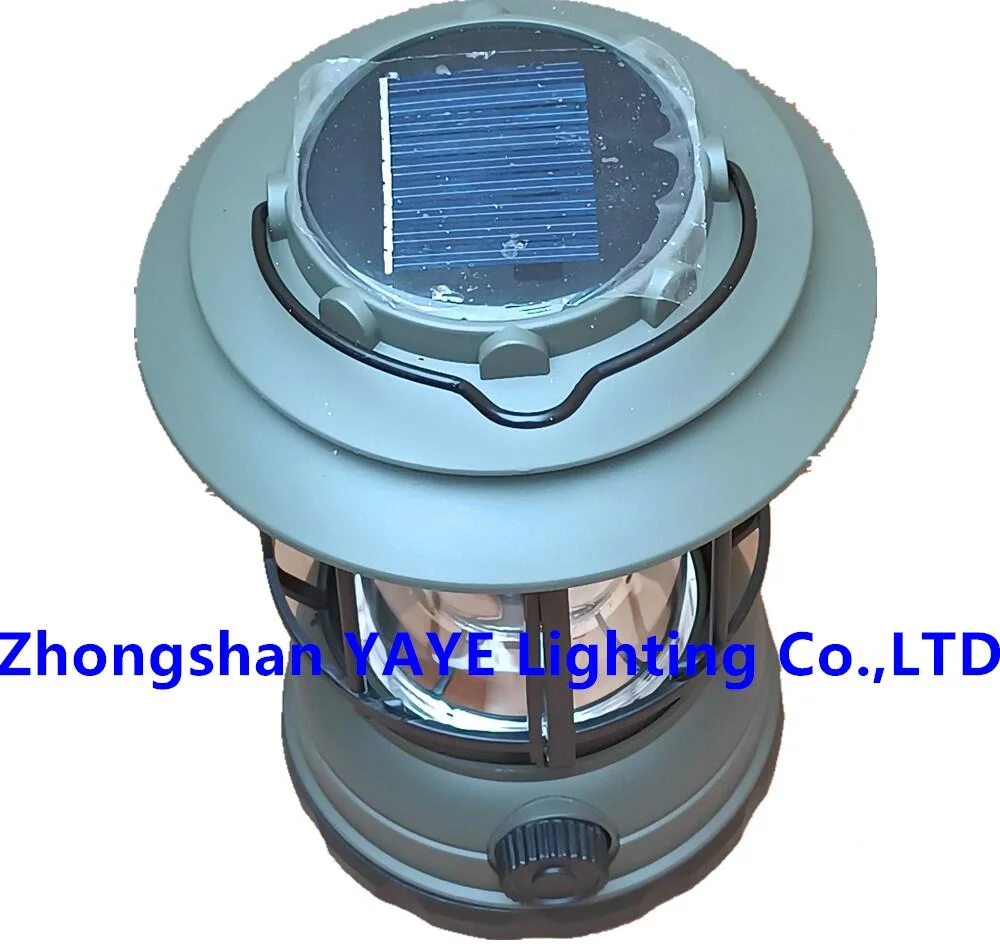 Yaye Hot Sell CE High Brightness Emergency Waterproof Powerful Portable LED Solar Camping Light with 1000PCS Stock/ Epistar Chips/3 Yearswarranty/ Best Factory