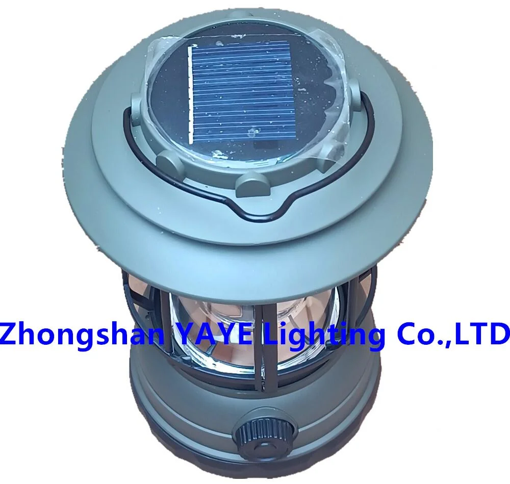 Yaye Factory Price CE/IP66 5W Portable Rechargeable Emergency Solar Power LED Camping Lighting 1000PCS Stock/ Best Manufacturer: Zhongshan Yaye Ligting Co., Ltd