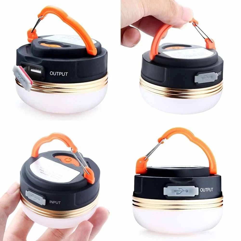 USB Charging LED Portable Outdoor Tent Light with Magnet Emergency Hanging Magnetic Best Camping Lantern