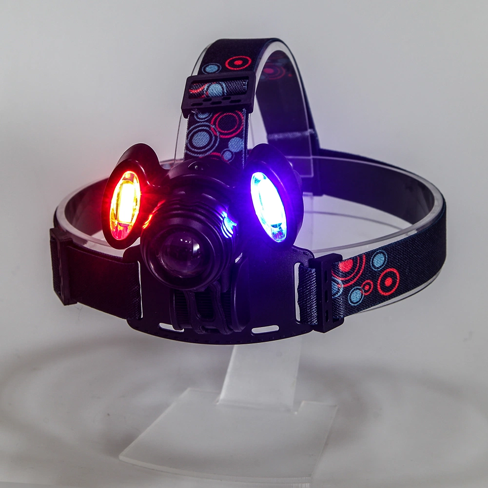 Yichen Rechargeable LED Bicycle Light with Sparate Red and Blue Light