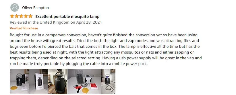 Goldmore2 Pest Control Intelligent Camping Mosquito Repellent Killer Trap Lamp