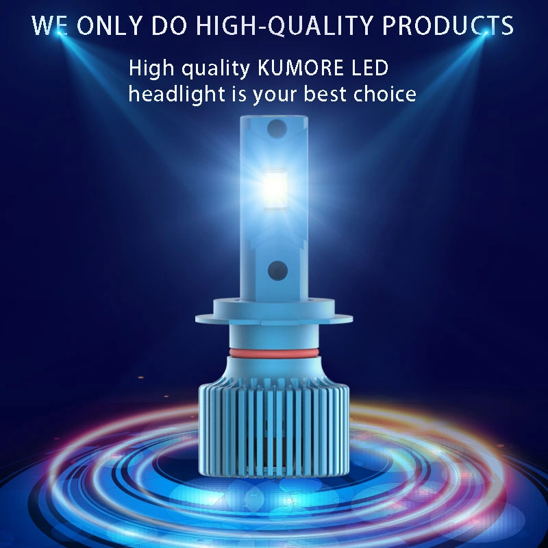 Car Headlight Bulb Faster Cooling Built-in 12000rpm/Min and IP68 Waterproof High Quality LED Headlight H4