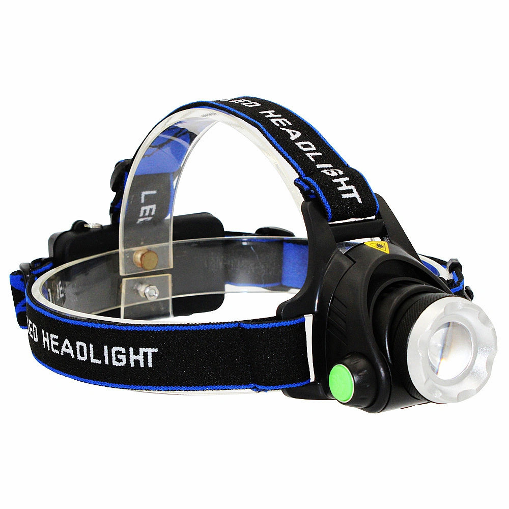 1200lm Security L2/T6 Zoomable 18650 Battery Rechargeable LED Headlamp