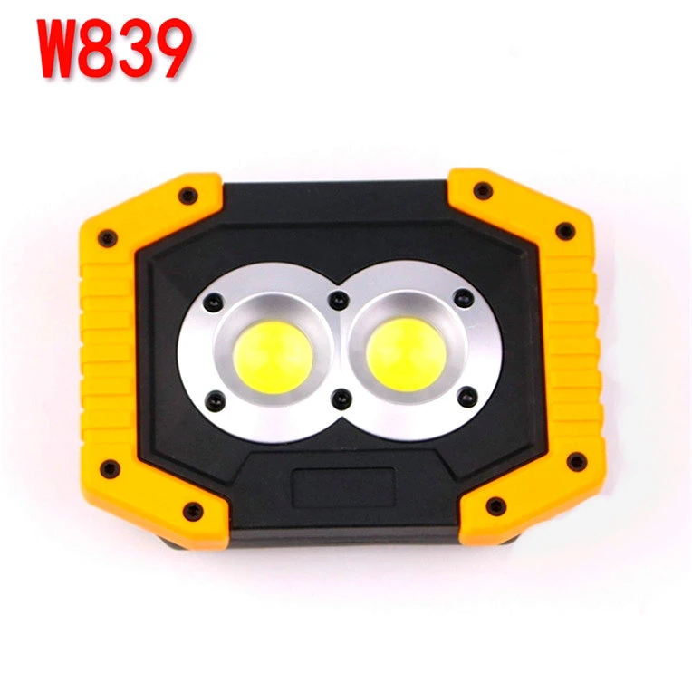 COB Outdoor Camping Light USB Rechargeable Work Light Mobile Emergency Traffic Warning Light