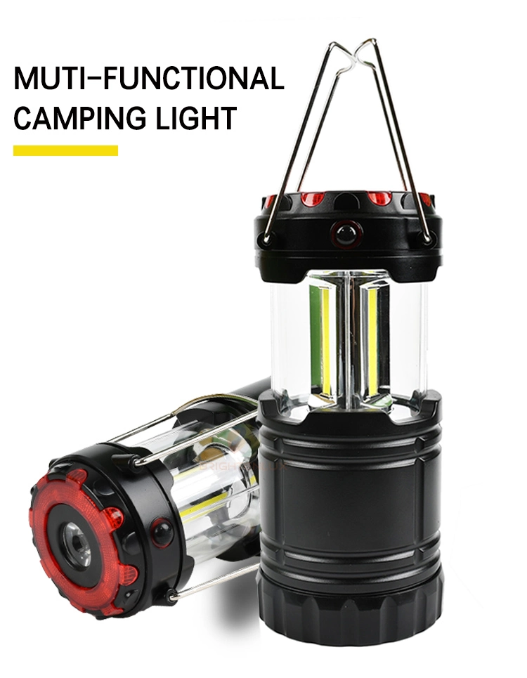 Brightenlux New Design Mini 200 Lumen 360 Lighting Angle 3 in 1 Camping Light with Portable Handle and Magnetic Base Sos Mode