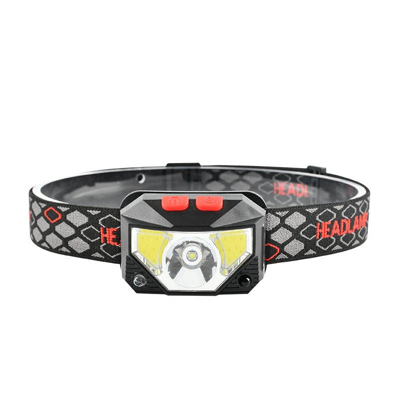 Glodmore2 Factory Waterproof Camping Red Mining Headlamp, USB Rechargeable COB Headlamp