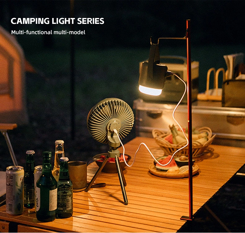 Portable Lanterns USB/Solar Charging Light Night Market Lamp Energy-Saving Bulb Outdoor Camping Power Outage Emergency Light