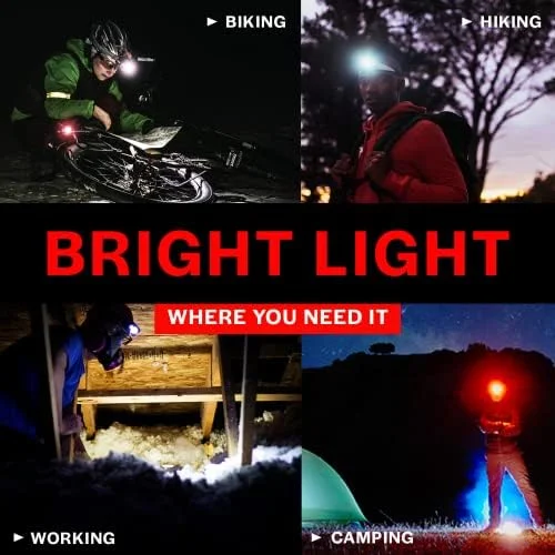 Mini Portable Headlight Xpg White Red Light Waterproof LED Headlamp for Camping Fishing Running