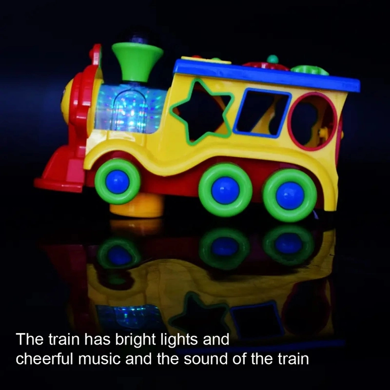 Children Toys Kids Educational Electric Train with Music and Light