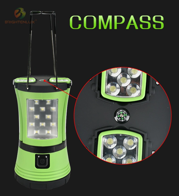 Brightenlux Rechargeable Camping Lantern, Waterproof Portable Plastic Emergency Outdoor Rechargeable LED Camping Lamp