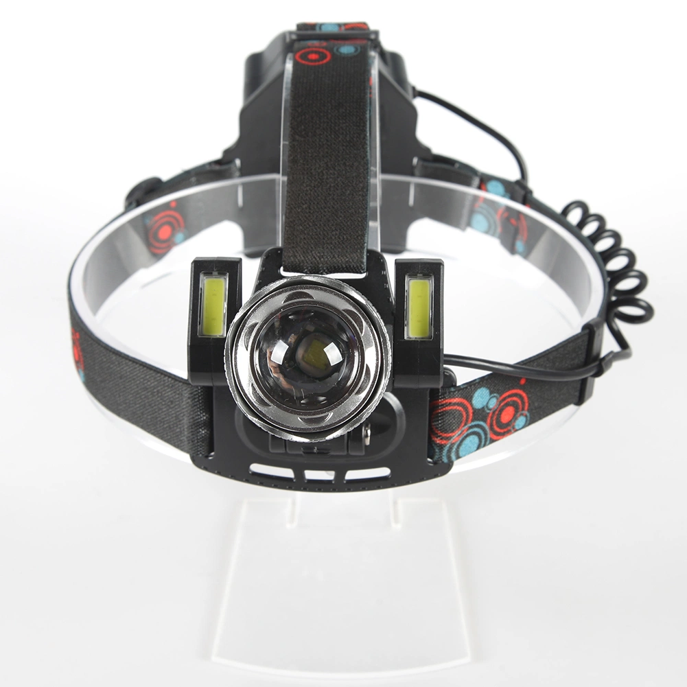 Yichen Zoomable High Power LED Headlamp with USB Rechargeable Battery