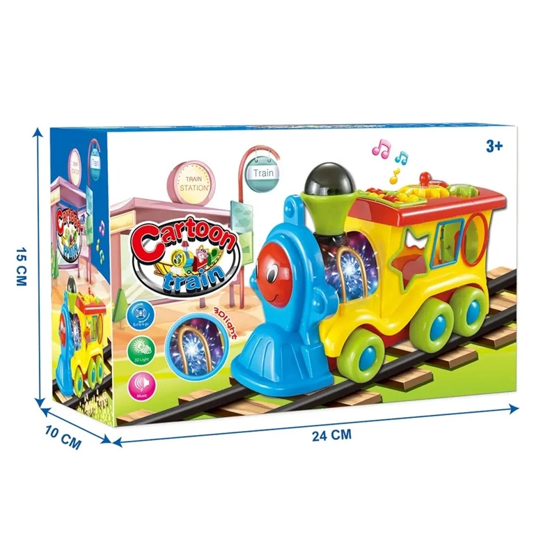 Children Toys Kids Educational Electric Train with Music and Light