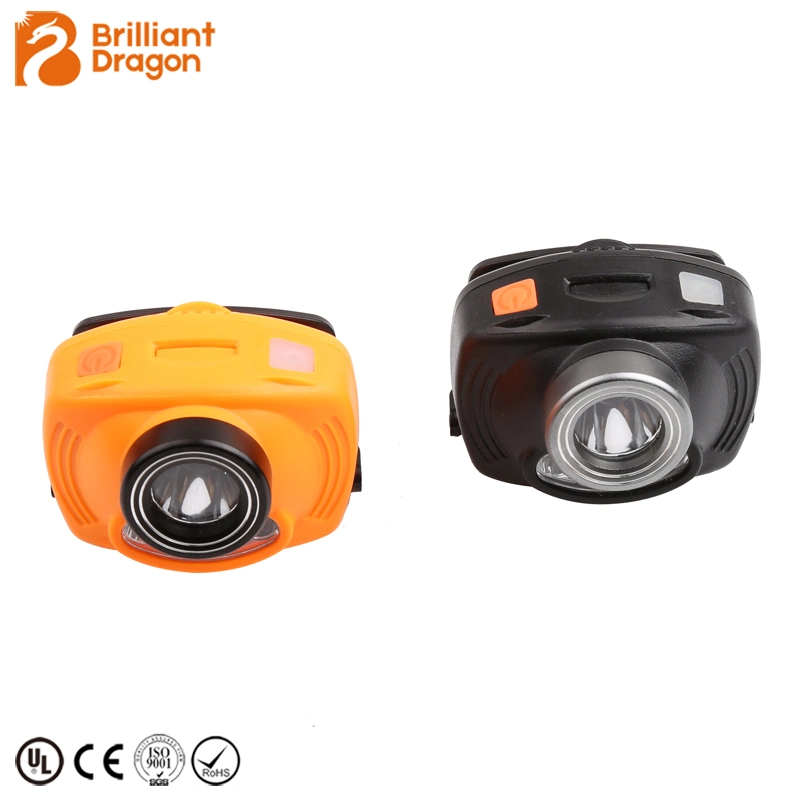 Battery Power Super Bright Head Torch Lamp Rotating Degree Head Torch Light Emergency LED Headlight Camping Zoomable COB LED Headlamp