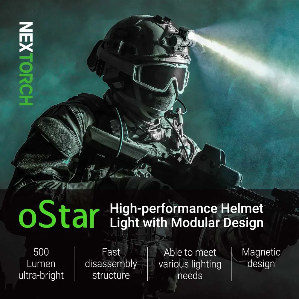 500 Lumen Outdoor High Power Nextorch Head Lights 18650 Lithium Battery Recharge USB Rechargeable LED Headlamp Ostar