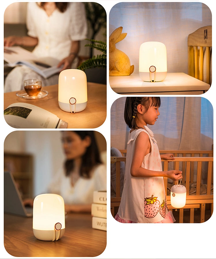 LED Party Beach Night Lamp Dimming Portable Table Lamp Bedroom Outdoor Camping Night Light