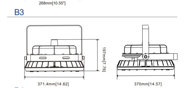 Factory Price Atex Certified IP66 Ik10 10 Years Lifespan High Power Zone 1 Zone 2 LNG Gas Station Oil Industry Chemical Plant 100W Explosion Proof Light