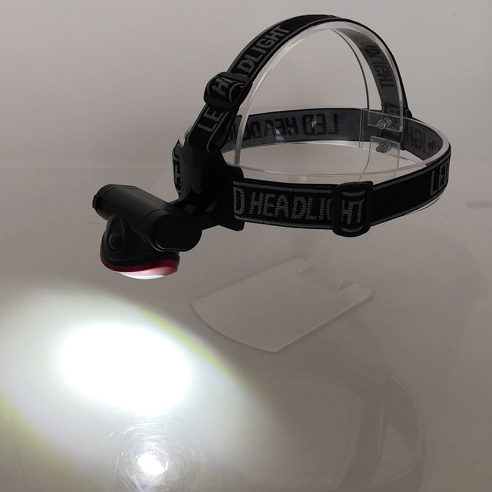 Yichen AAA Battery Operated COB LED Headlamp with 90 Degree Pivoting Head