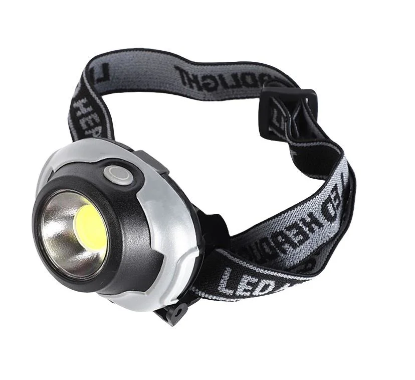Goldmore9 Hot Sell LED Headlamp in ABS Material Dry Battery Powered Small Light and Portable LED Headlight