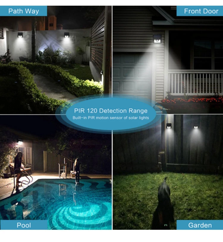 Brightenlux 30PCS Bright Msd LED Wireless Security Night Lights 18650 Battery Solar Motion Sensor LED Light for Outdoor Garden