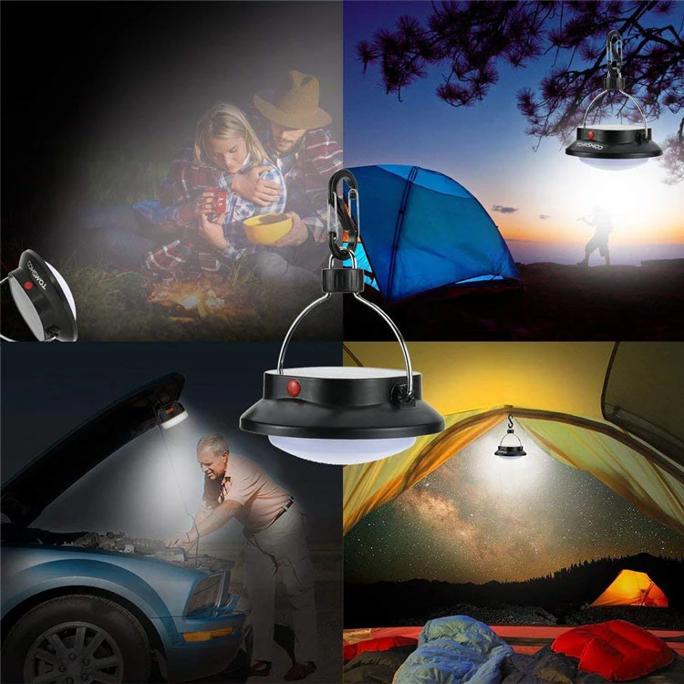 Brightenlux 2023 New Portable ABS Plastic Outdoor Camping Lights 3D Dry Battery Camping LED Light