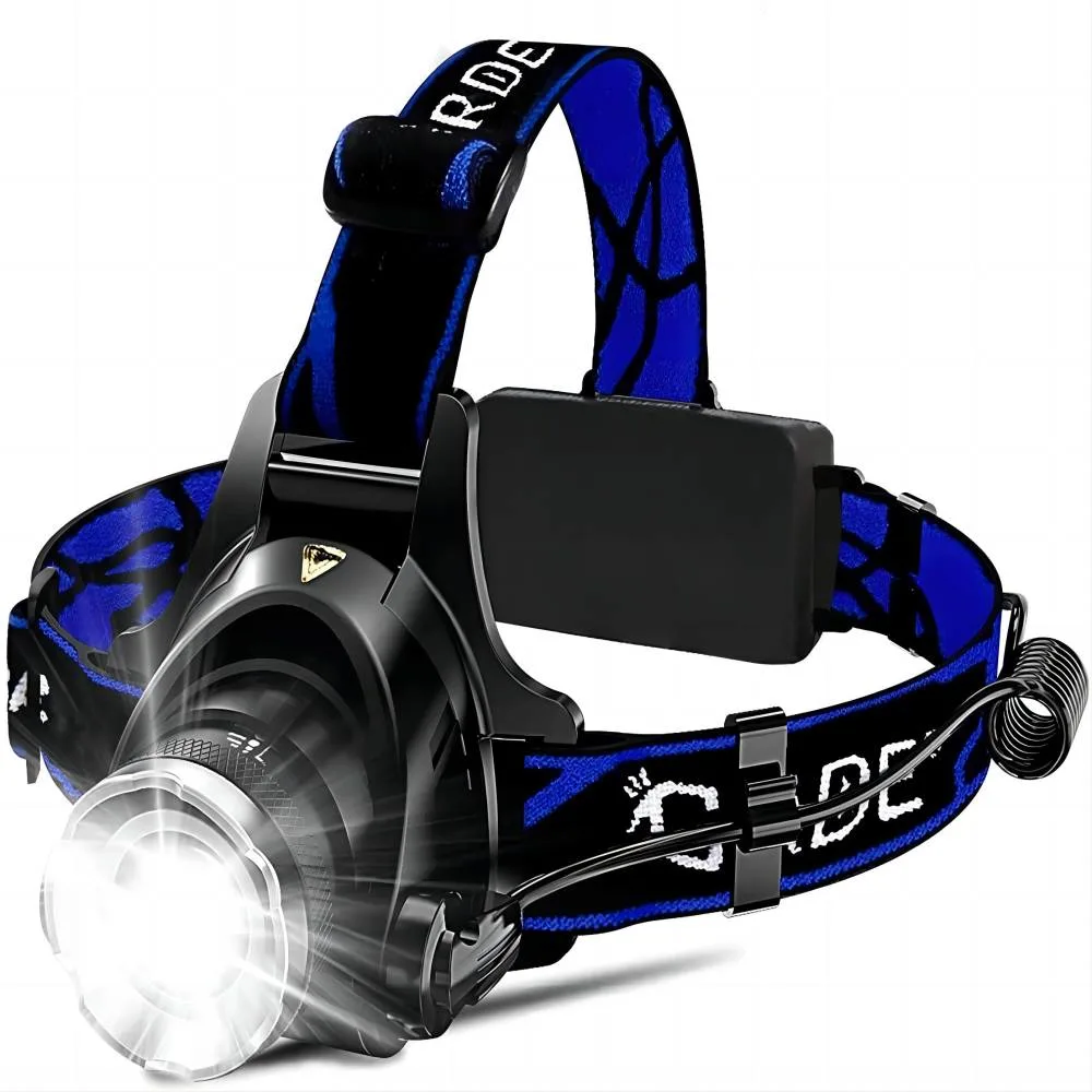 LED USB Rechargeable Ipx4 Waterproof Flashlight Headlight Headlamp
