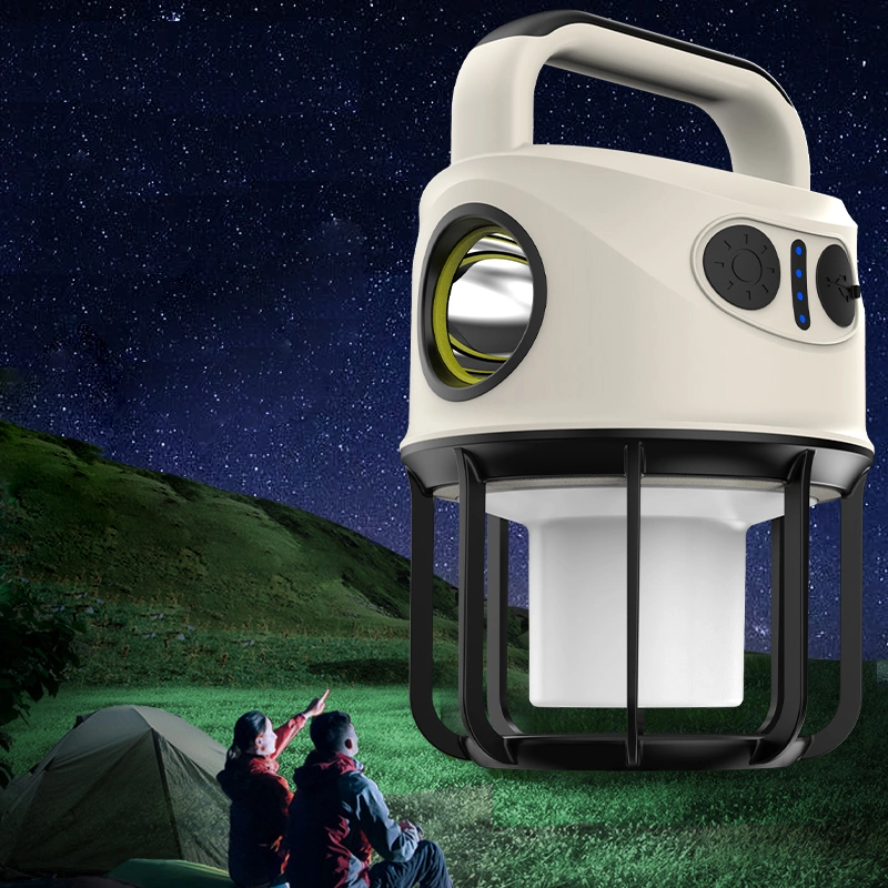 Rechargeable LED Camping Lantern Lamp Outdoor Portable Waterproof Multifunctional LED Camp Lights