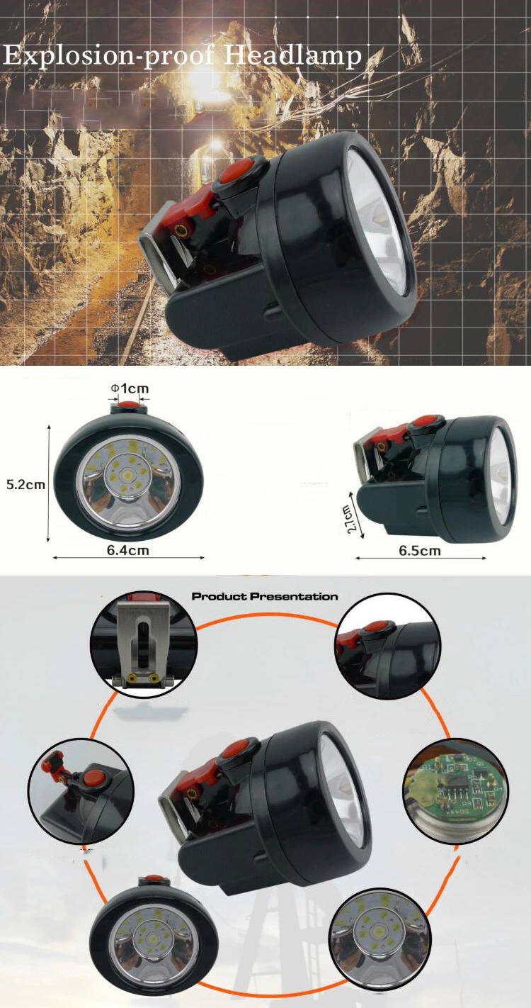 Wholesale Professional Headlamp for Miner LED Mining Lamp Miner Safety Cap LED Cordless Headlight Kl2.5lm Headlamp