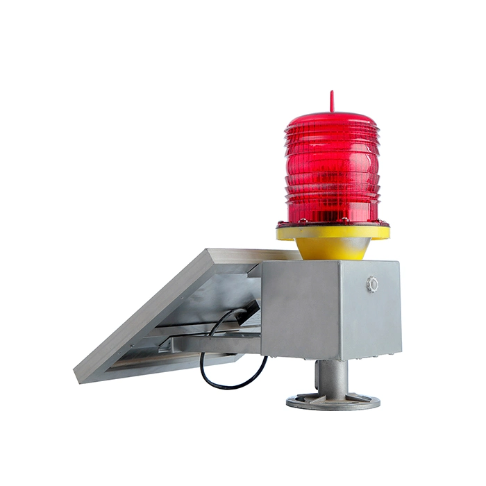 High-Quality Aviation Obstruction Lights for Port Lighthouses at Sea with Solar Panels