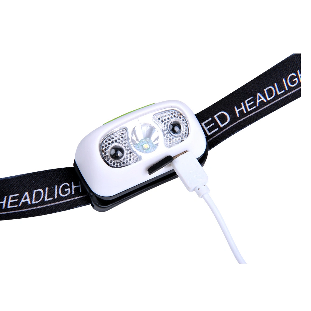 Mini Rechargeable LED Headlamp Headlight Camping Flashlight