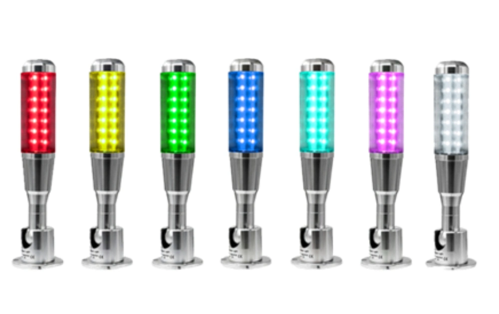 7 color CNC industrial LED signal lighthouse