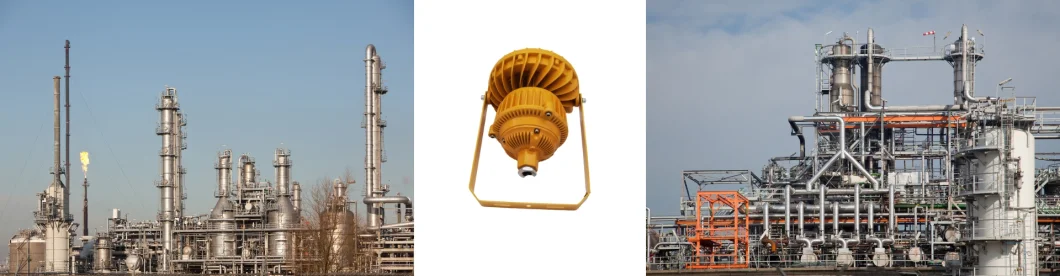 Factory Price Atex Certified IP66 Ik10 10 Years Lifespan High Power Zone 1 Zone 2 LNG Gas Station Oil Industry Chemical Plant 100W Explosion Proof Light