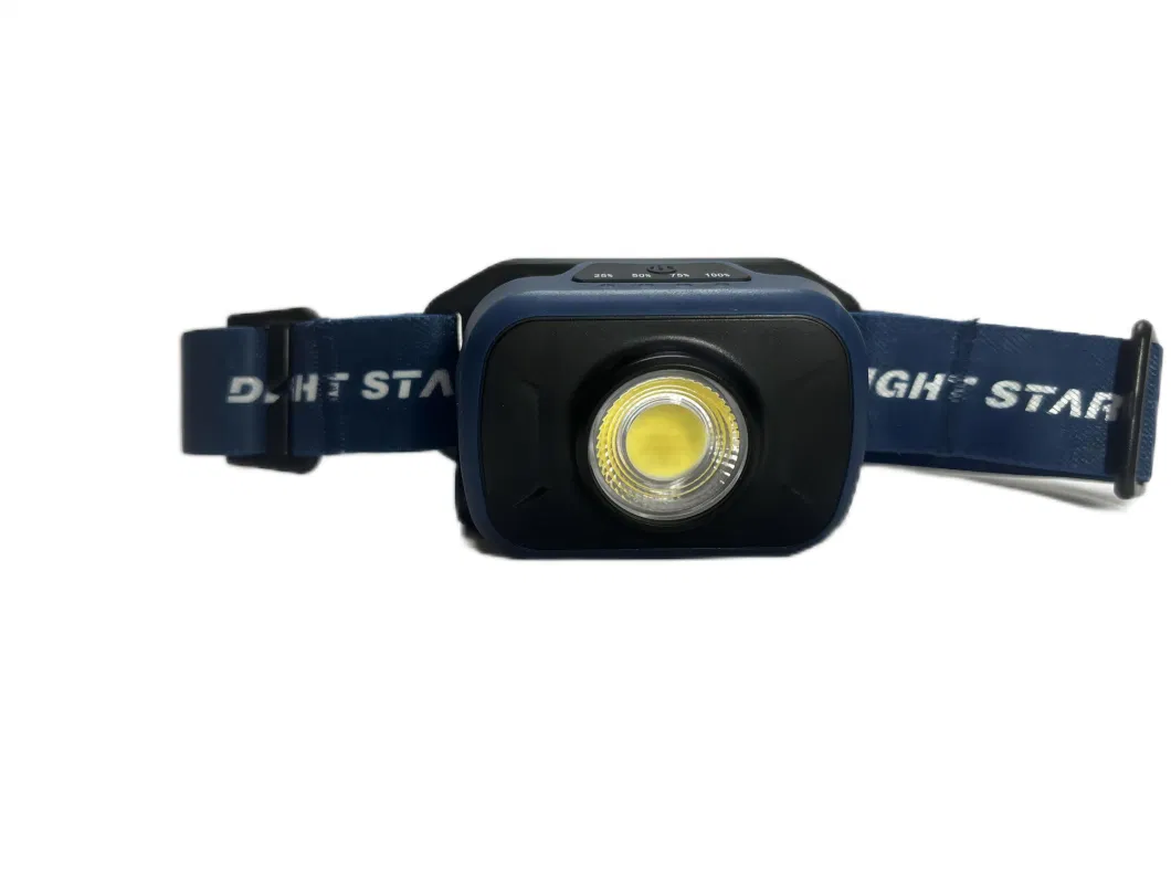 IP65 Waterproof Headlamp 4W COB LED 160/400lm IP65 1600mAh LED Head Lamp Rechargeable Type C