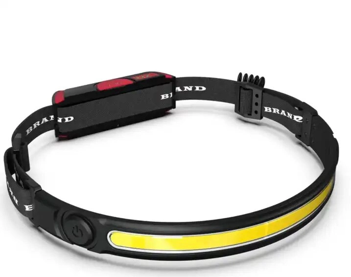 Hot Selling COB LED ABS+PC Outdoor USB Camping Headlamp