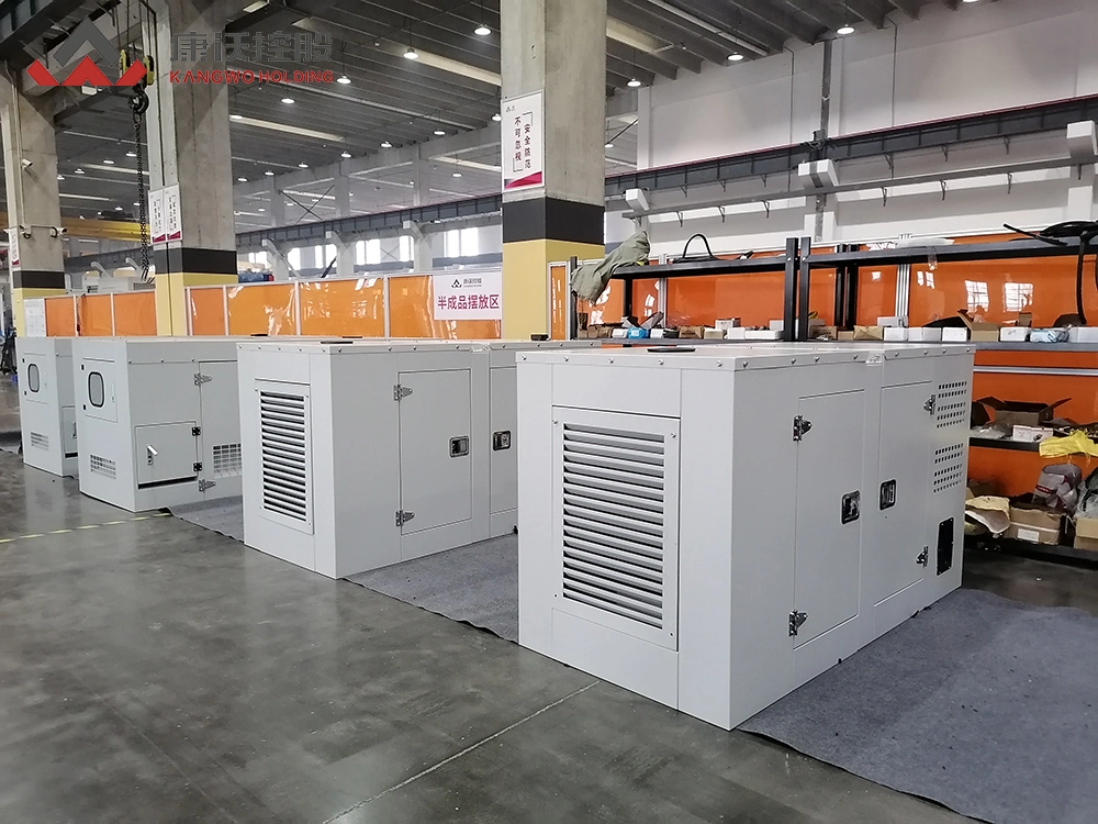 Customizable 10kw-500kw Low Emissions Main Power Sound Proof Shelter Generator Sets with Smartgen Panel