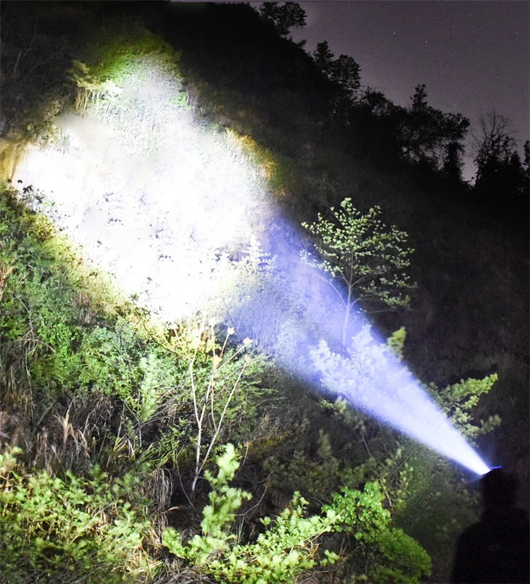 Outdoor Multi-Function Zoom Induction Headflashlight LED Rechargeable LED Strong Light Headlamp