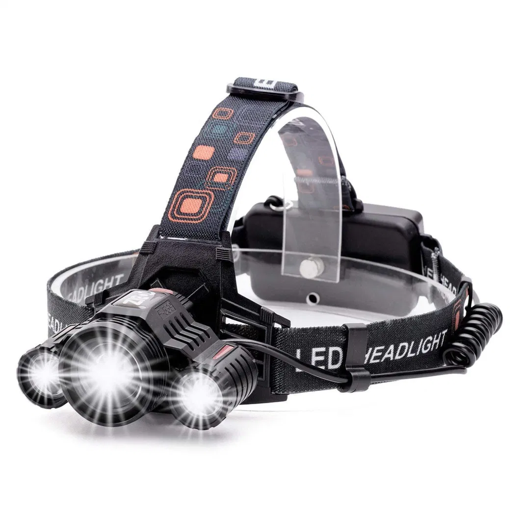 Glodmore2 1200 Lumens Headlamp LED Flashlight Sensor LED Bicycle Headlamp USB Rechargeable Headlamp