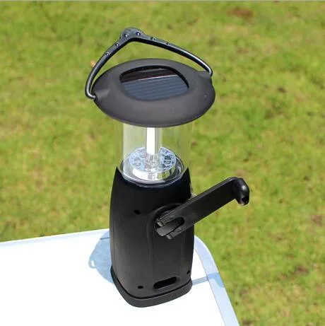 Camping LED Light ABS Bright Rechargeable Lantern Solar Outdoor Light