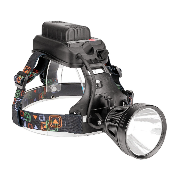 High Power Adjustable Camping Head Torch Light Rechargeable Flashing Headlight for Outdoor Emergency P70 2000lumen Powerful LED Headlamp