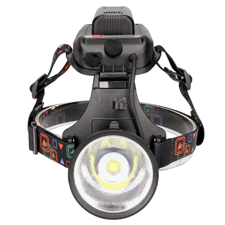 High Power Adjustable Camping Head Torch Light Rechargeable Flashing Headlight for Outdoor Emergency P70 2000lumen Powerful LED Headlamp