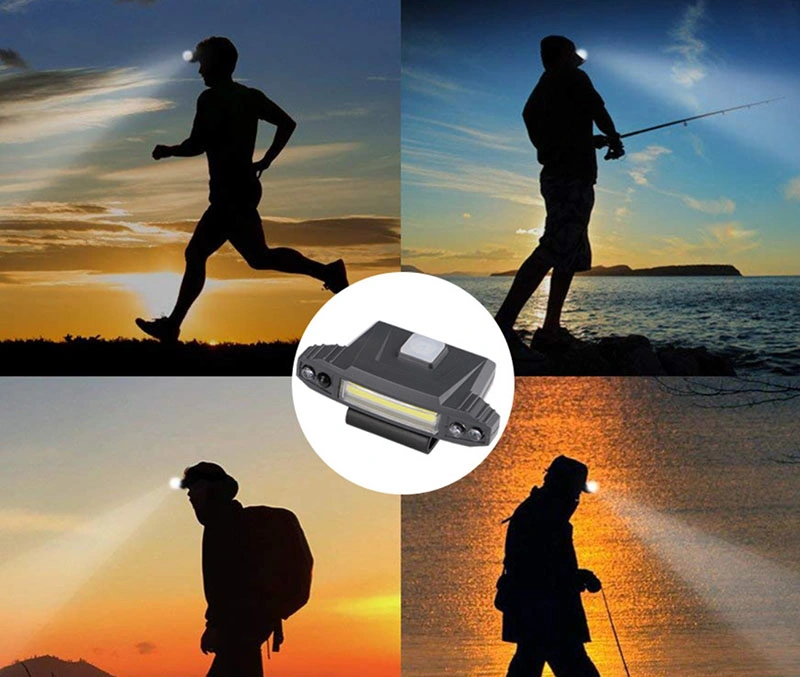 Rechargeable 3W LED Cap Lamp with Sensor Switch USB Charging Camping COB Headlight 4 Mode Head Torch Hot Sale Hunting LED Headlamp