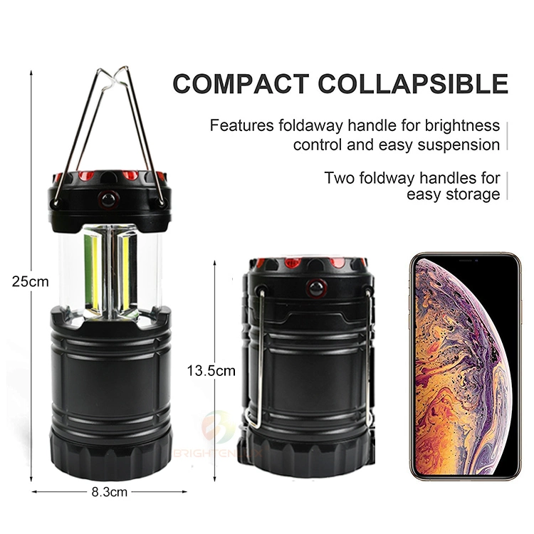 Glodmore2 New Design Mini 200 Lumen 360 Lighting Angle 3 in 1 Camping Light with Portable Handle and Magnetic Base Sos Mode