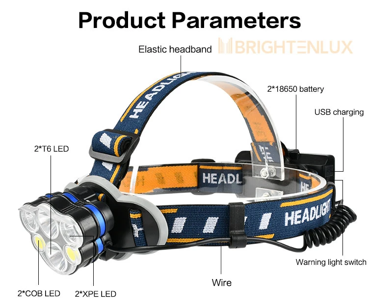 Brightenlux 10W Hunting Head Torch Light Brightest LED Headlamp Amazon