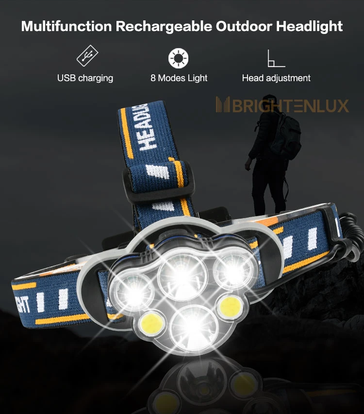 Brightenlux 10W Hunting Head Torch Light Brightest LED Headlamp Amazon