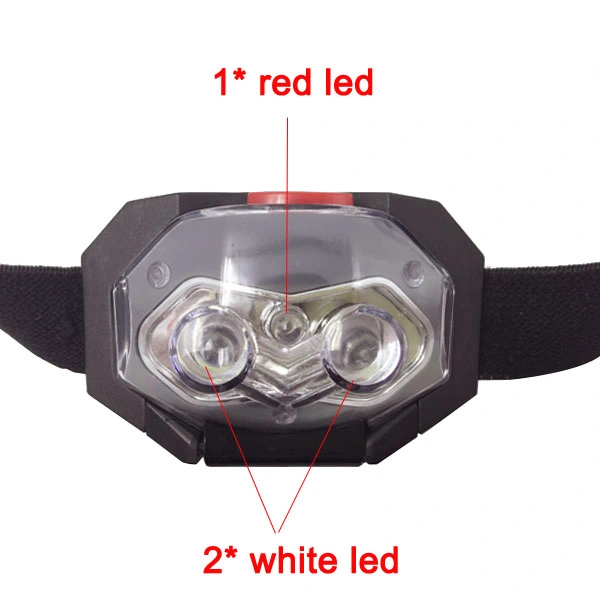 Plastic Outdoor Small Light Weight LED Lamp Light Headlamp