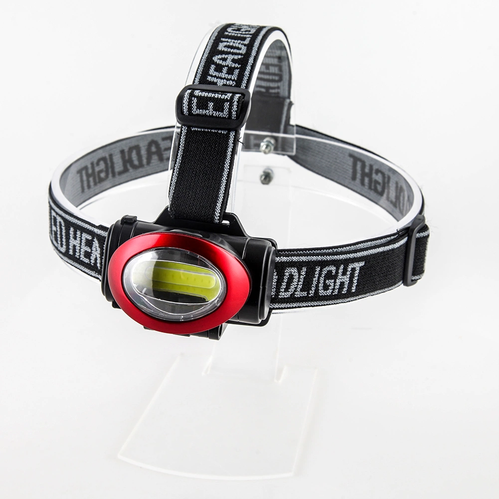Yichen AAA Battery Operated COB LED Headlamp with 90 Degree Pivoting Head