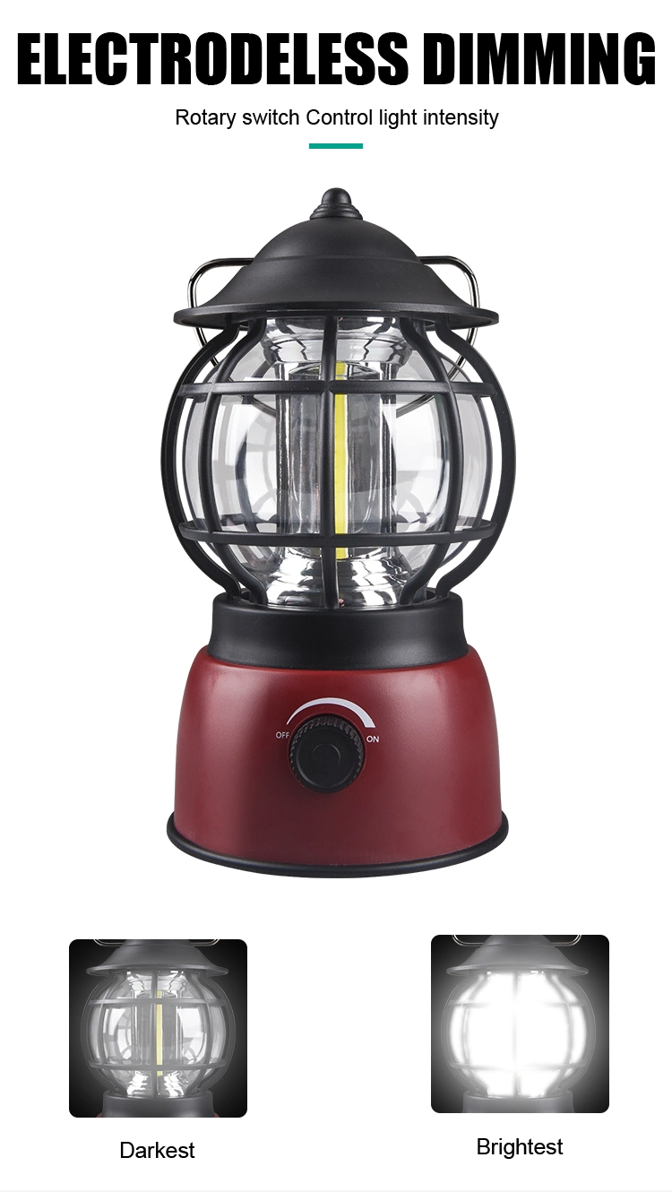 Outdoor Battery Operated Retro Lanterns Camping Emergency Lighting Portable Lighting